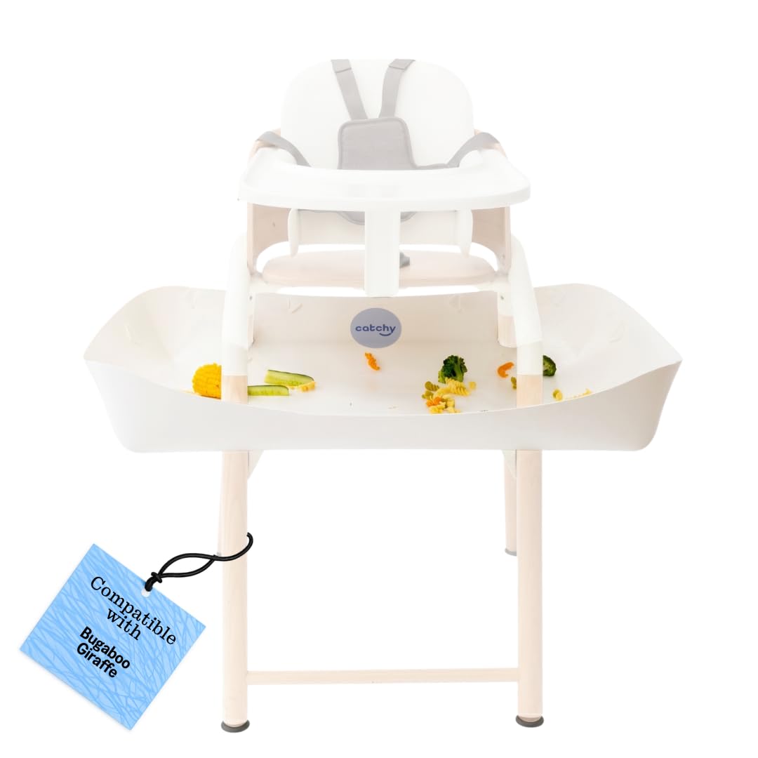 CATCHY - High Chair Food Catcher - Compatible with Bugaboo Giraffe | High Chair Food Catcher - High Chair Sold Separately - Baby & Toddler Food & Mess Catcher