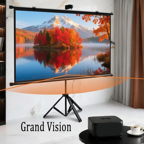 Pantalla de proyección con soporte ajustable 60in 16:9 miniatura 3