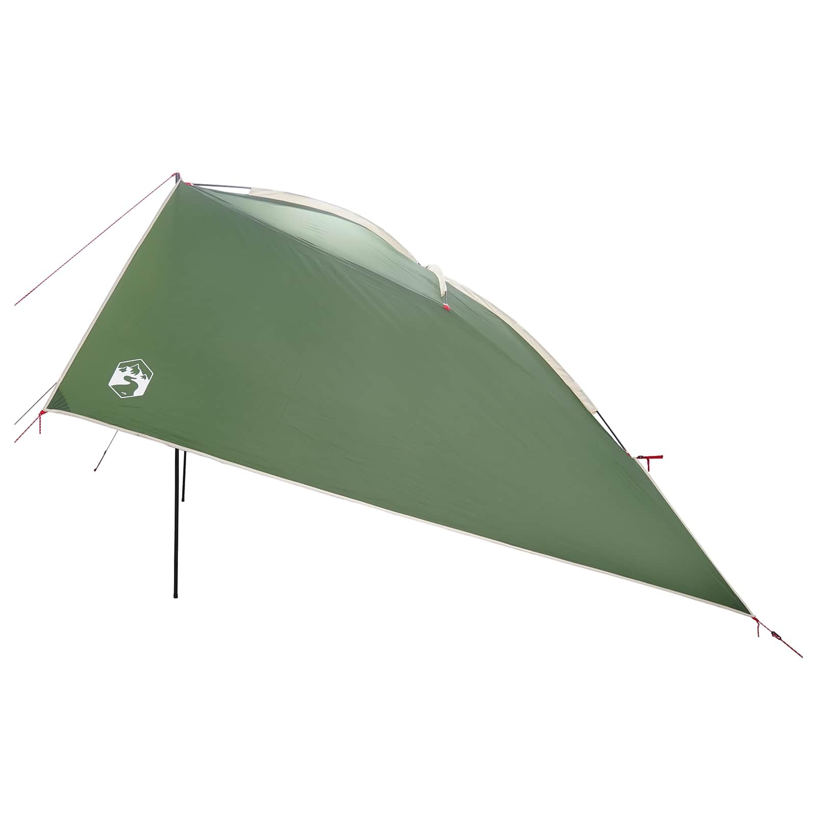 Tienda de coche verde 308 x 215 x 220 cm poliéster y acero