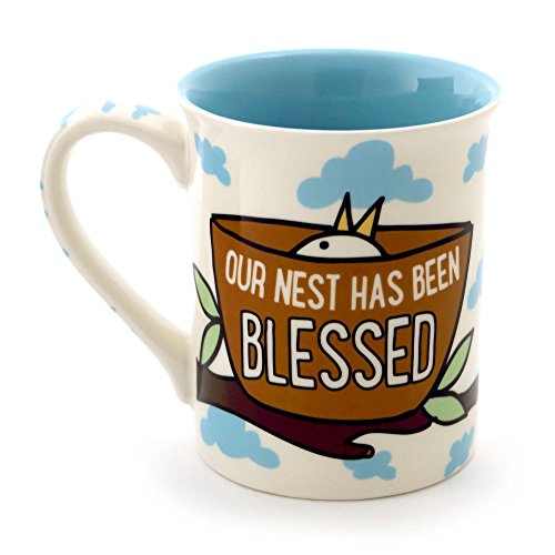 Enesco 4057557 "New Daddy" Stoneware Coffee Mug, 16 oz, Blue