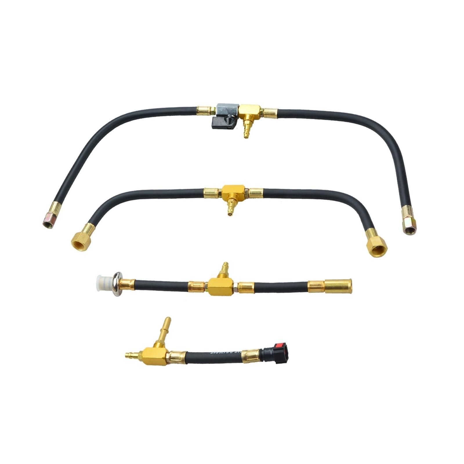 Kit di Test for Tester di Pressione del Manometro di Iniezione del Carburante for Auto 0-140psi Set di Strumenti for Pompa di Automatico per Auto, Moto, Camion