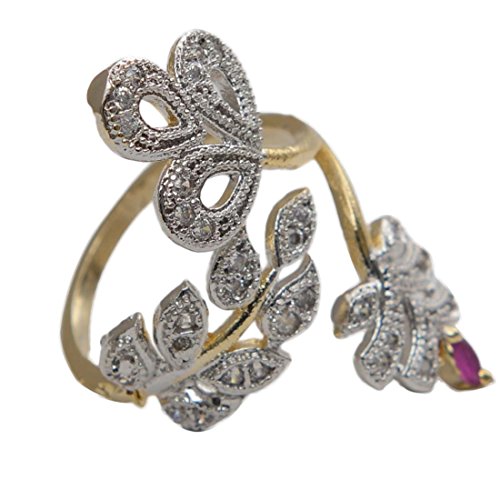 Stylish Adjustable American Diamonds Rings