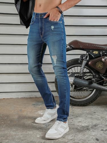 Image of HIGH STAR Men's Mid Rise Regular Jeans