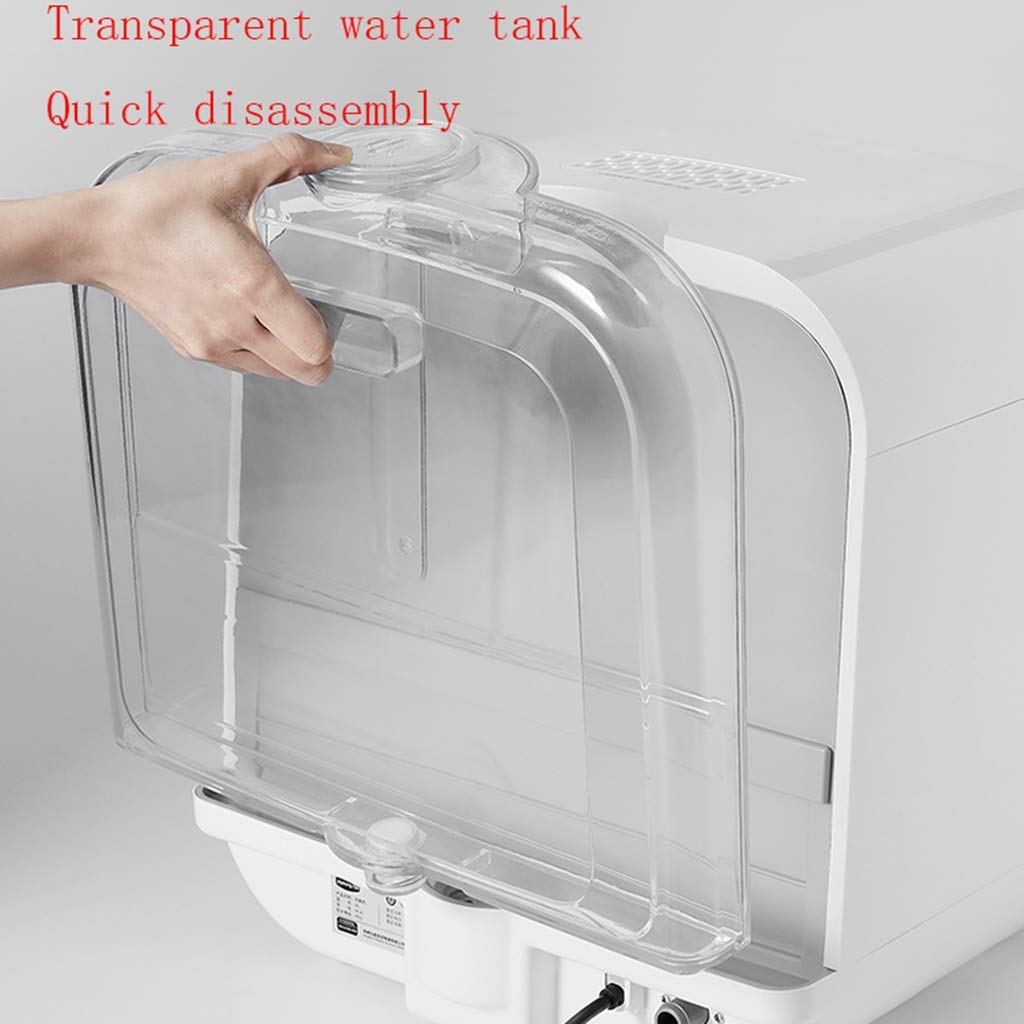 Minilavavajillas, Lavavajillas compacto sobre encimera, Consumo de agua de 5 l, Pantalla LED, Funcionamiento con control táctil [Clase de eficiencia energética A]