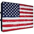 Outdoor TV Cover 70 - 75 inch - WITH ZIPPER, Weatherproof and Waterproof 360 degrees protection, 600D Heavy Duty Fabric – American Flag