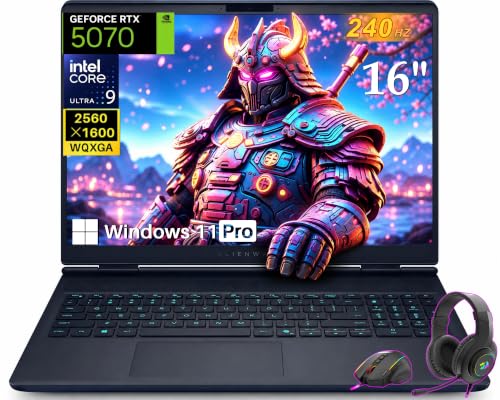 Image of Alienware 16X Aurora Gaming Laptop 16 inch, RTX 5070, 32GB DDR5-5600, 2TB SSD
