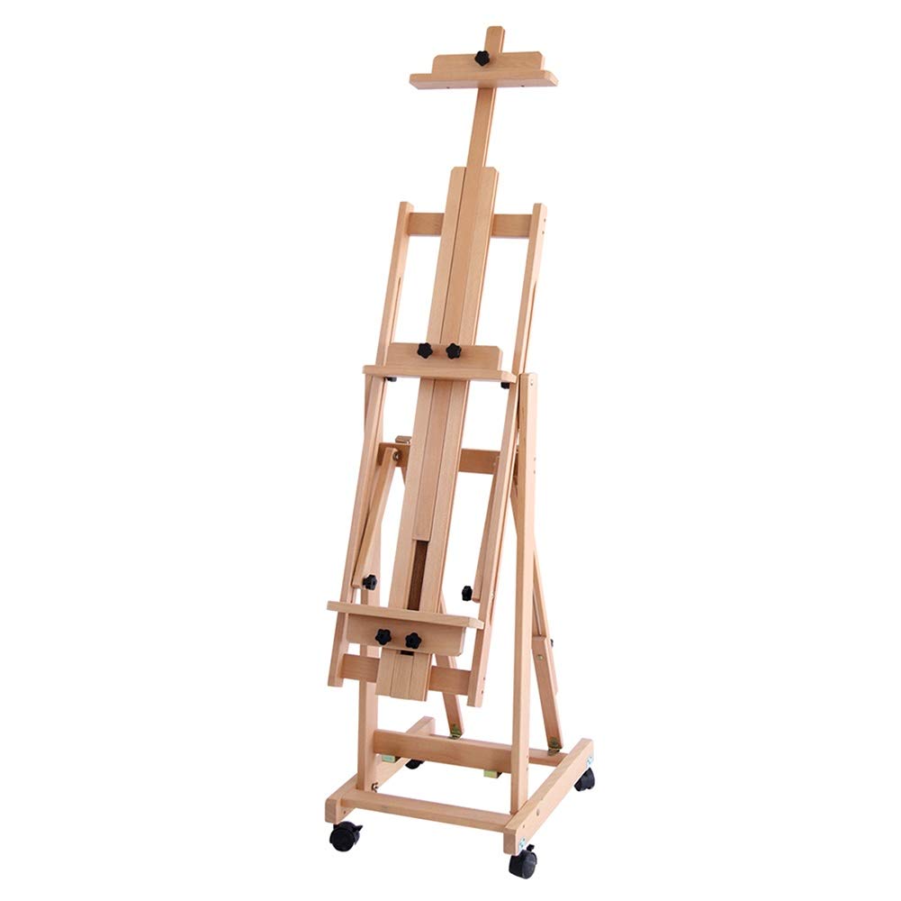 NGDFGR Easel Professionals Studio Easel Stand Adjustable Artist For Horizontal Ing And Display Exhibition Craft Workstation Lying Flat Standing,