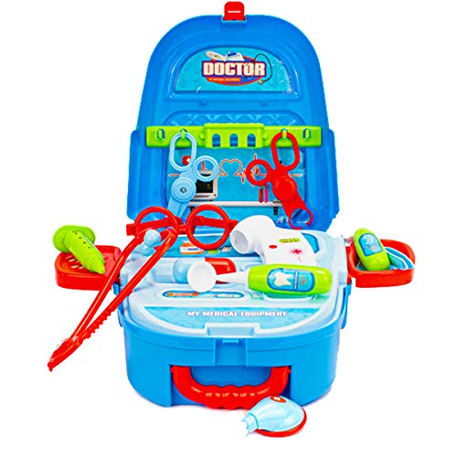 MOCHILA BANCADA KIT MÉDICO BRINQUEDO DOUTOR DODÓI INFANTIL 9019M