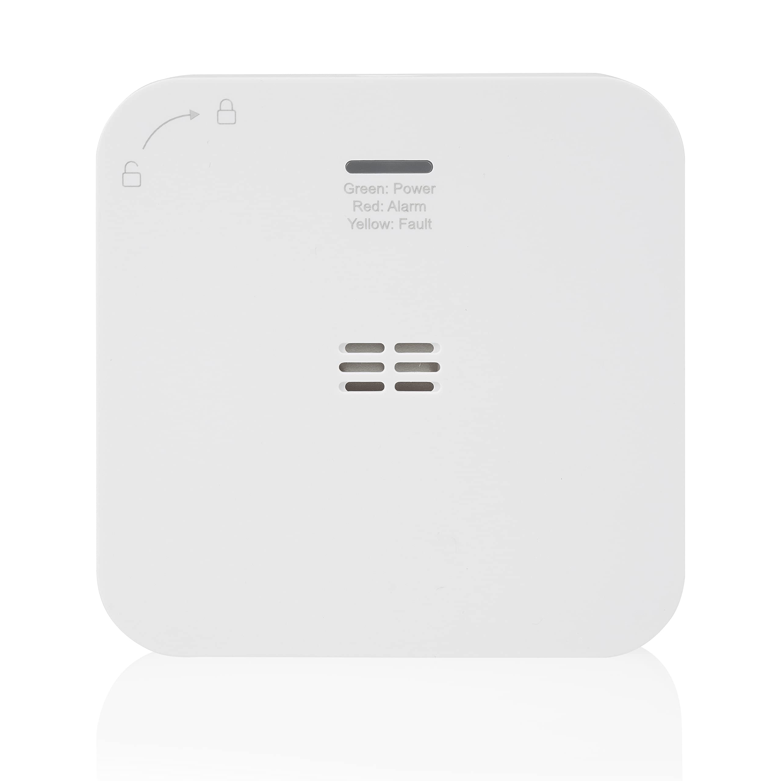 Smartwares Podłączony detektor CO - 85 DB - 10-letni czujnik - powiadomienia za pośrednictwem aplikacji - przycisk testowy i cisza