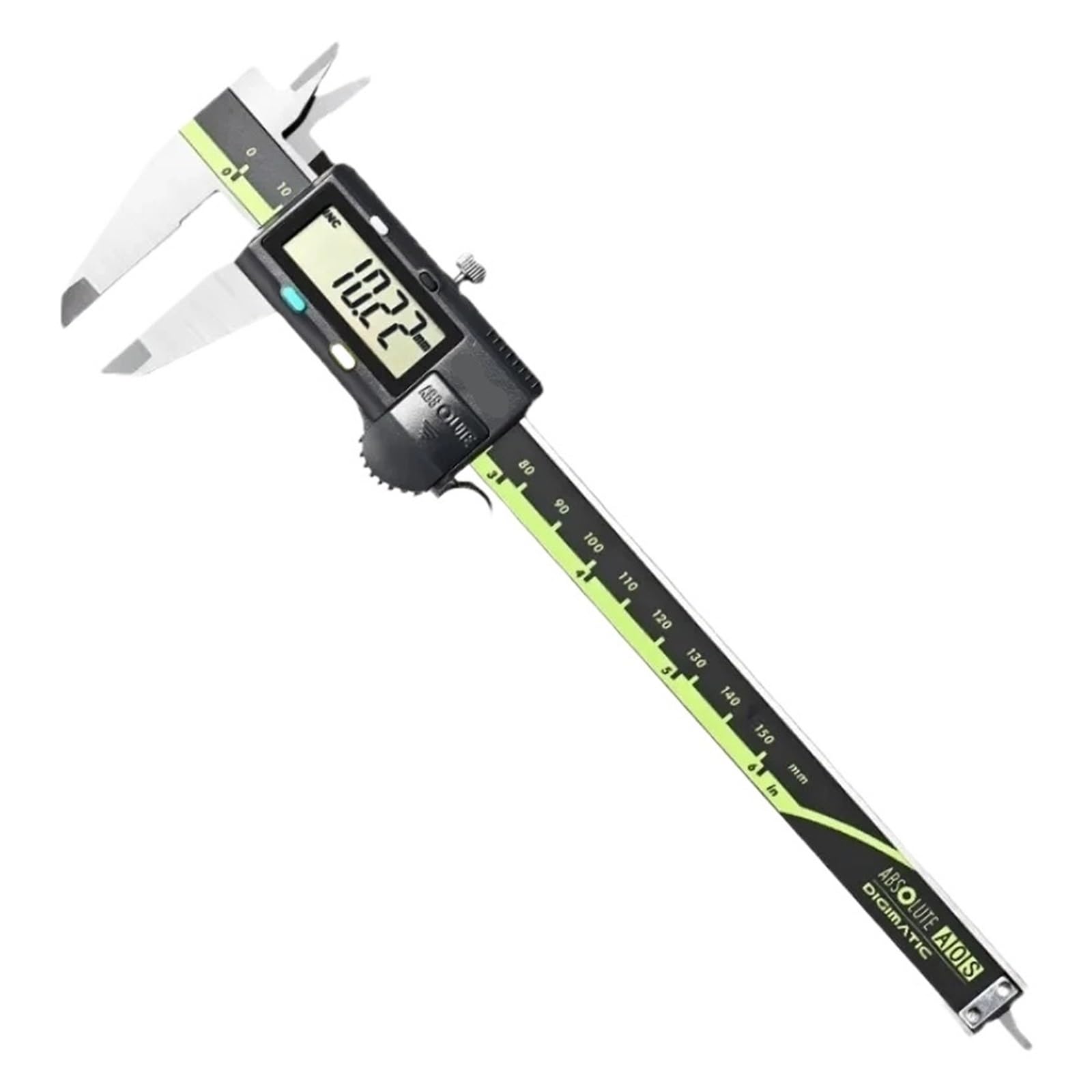 Calibre Digital Profesional Calibre Vernier Calibre Digital absoluto 500-196 12 Pulgadas 0-300mm IN/MM precisión 0,01mm LCD Herramientas de medición electrónica (Color : 200mm)
