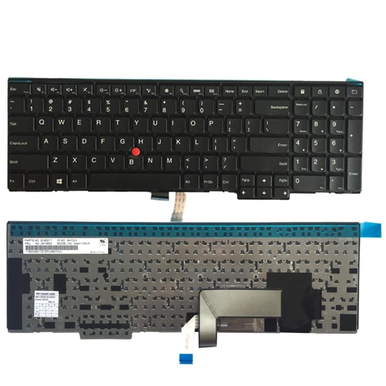 Clavier Lenovo ThinkPad E540 T540P W541 de rechange AZERTY noir sans rétroéclairage