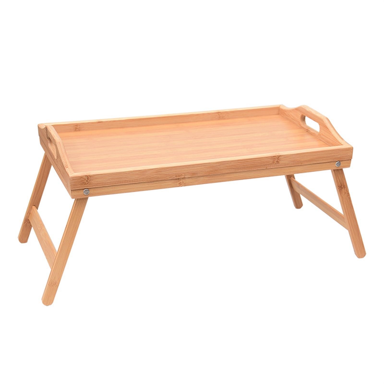 Vassoio da letto portatile per laptop, vassoio pieghevole per la colazione per cibo, tè e caffè, ideale per casa, ufficio e viaggi, tavolo da portata versatile con gambe