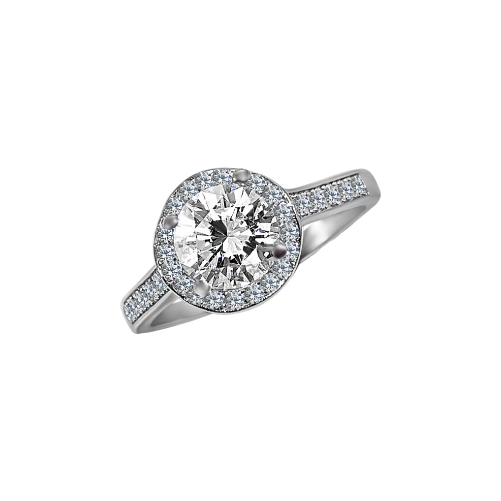 INARI SHINES 925 Sterling Silver Solitaire Halo Ring | Adjustable Ring | Gift for Women and Girls | With Certificate of Authenticity and 925 Stamp (B0BXXLRZ18) Amazon Price History, Amazon Price Tracker