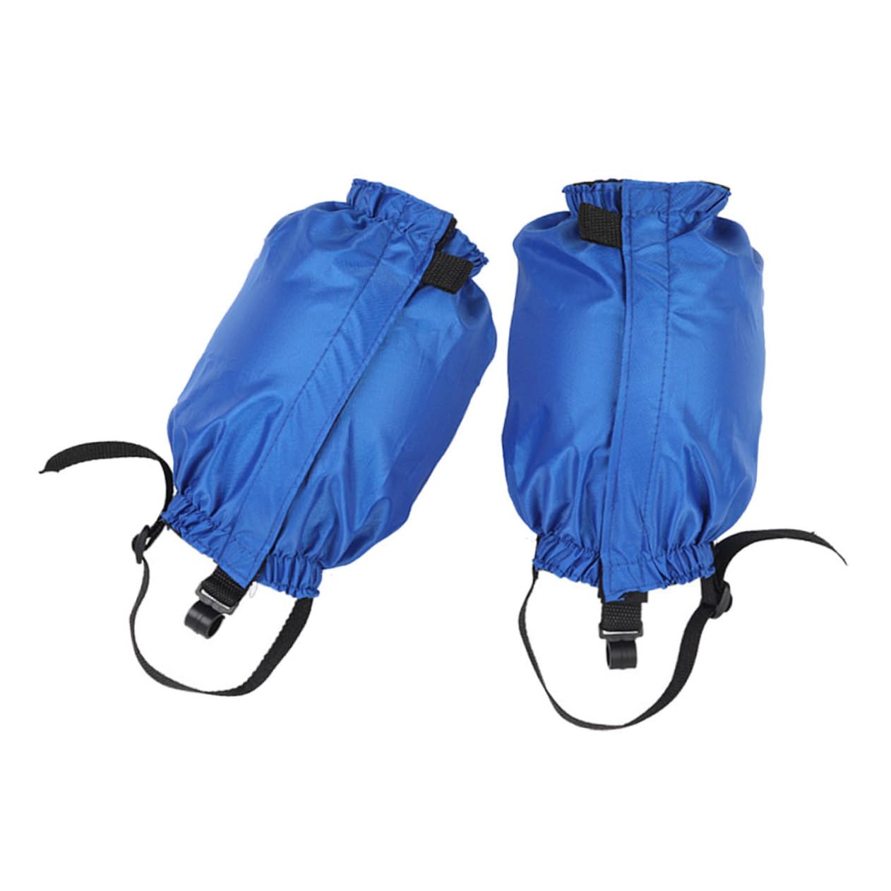 TOYANDONA 3 Paires Guêtres de Randonnée Neige Imperméables et Respirantes Protections Thermiques pour Jambes Accessoires pour Activités Extérieures Bleue