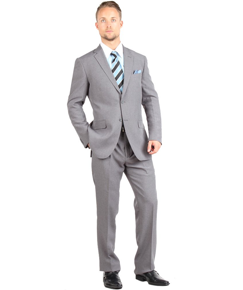 Tazio Mens 2 Button 2 Piece Suit Modern Fit
