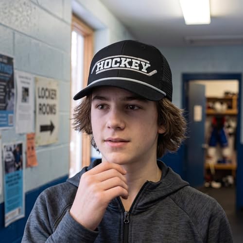 Image of ChalkTalkSPORTS Hockey Hat - Rope or Trucker - Youth & Adult