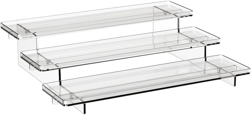 Cabilock Spice Rack Organizer Three Cabinet Shelf Seasoning Bottles Makeup Storage Rack Kitchen Pantry Countertop Storage Solution