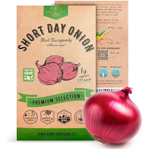 Organo Republic Onion Red Burgundy Seeds Pack Cover
