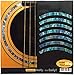 Inlay Sticker Decal Acoustic Guitar Purflinng Sound hole In Abalone Theme - Rosette Strip /BL