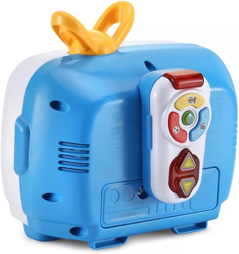 VTech Explore & Learn Smart TV for Toddlers, Educational Toy with Remote, 12–36 Months, 10 Channels, Music, Lights & Sounds