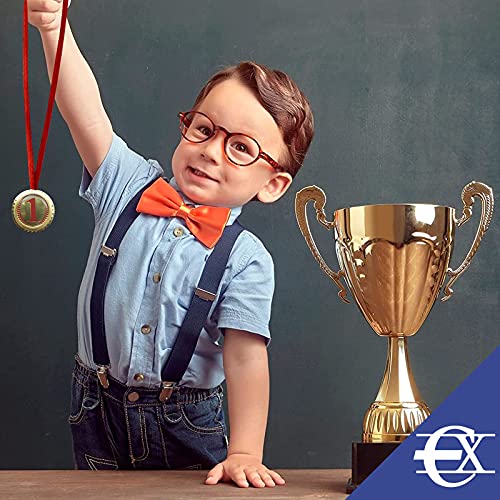 Médaille d'étoiles dorée - Médaille pour prix - Prix pour enfants - Trophée - Médaille pour apprentissage - 48 x 8 cm - Image 6