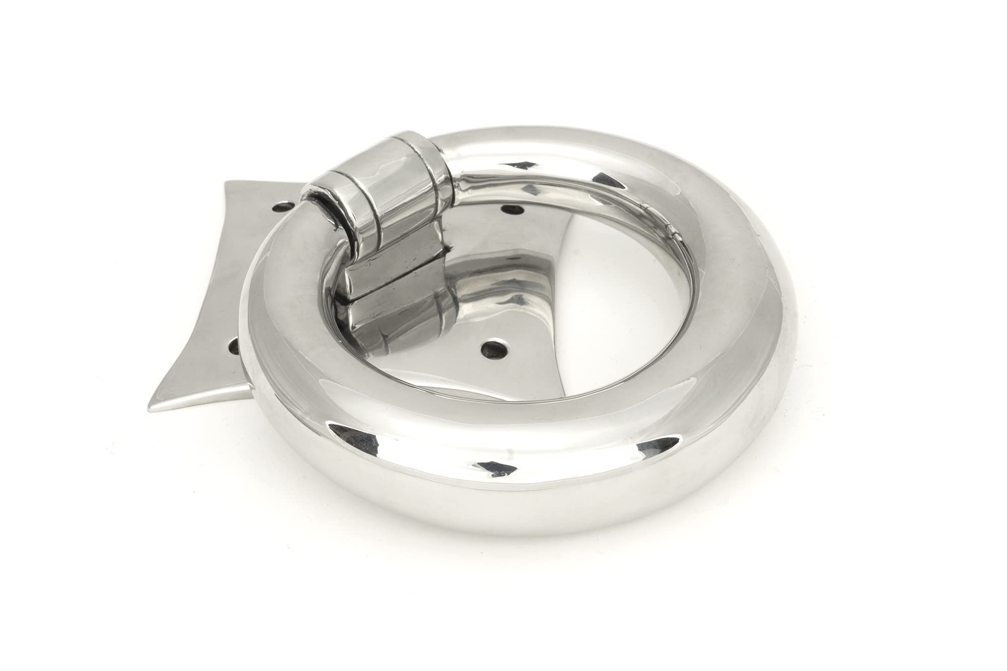 From The Anvil Polished Marine SS (316) Ring Door Knocker