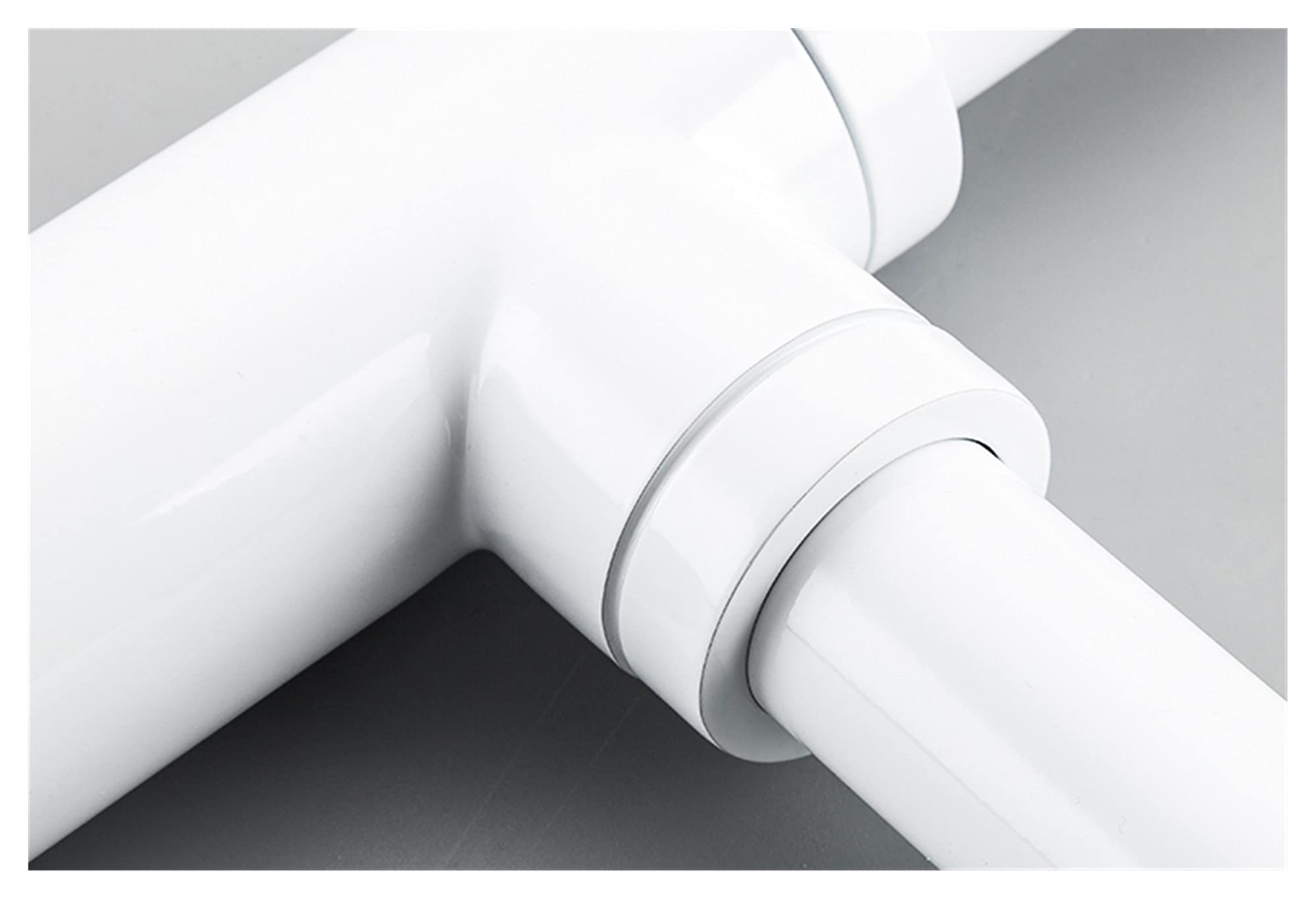 Lavabo Blanco Desagüe emergente Desagüe de Botella de Acero Inoxidable Desagües de sifón para Lavabo de baño con Kit de desagüe emergente F82-6 Exquisito