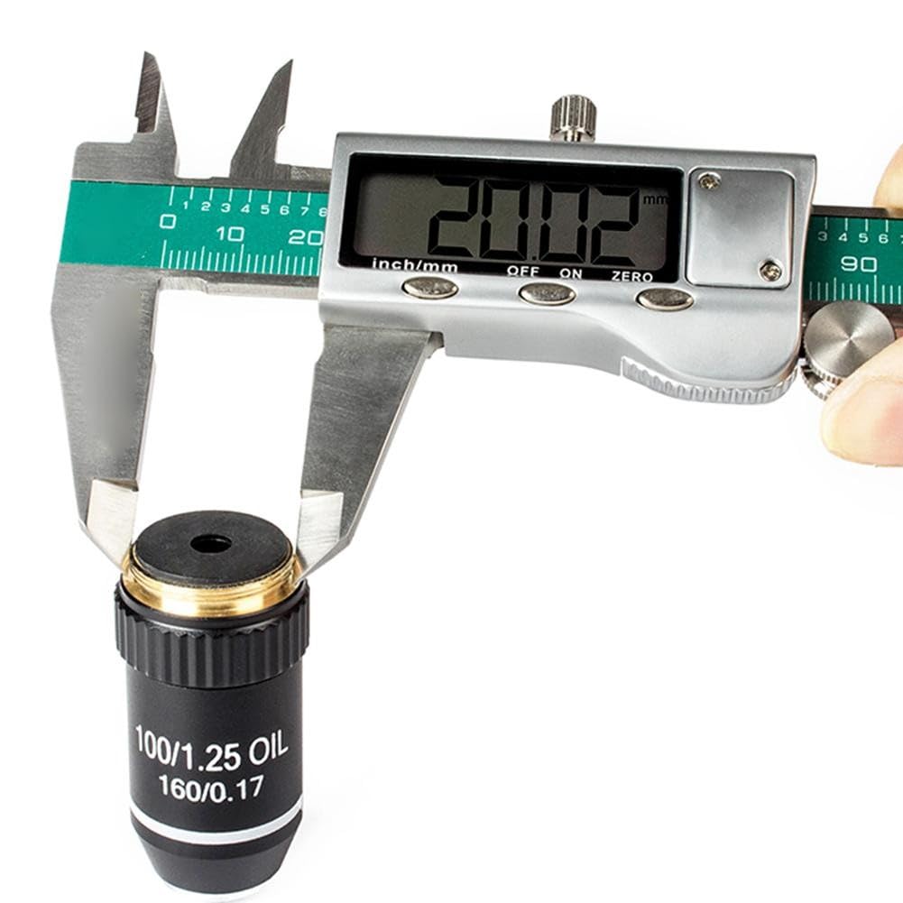 Obiettivo acromatico 195 per microscopi biologici, caratteristiche immersione in olio e design elastico per una visione sicura da 4X a 100X ingrandimento (20X)