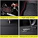 LJWAITO Floor Mats for 2025 Volkswagen Tiguan & Cargo Liners & Backrest Mat,TPE All Weather Protection 1st & 2nd Row Floor Liners with Trunk Mat Covering The Backrest Accessories