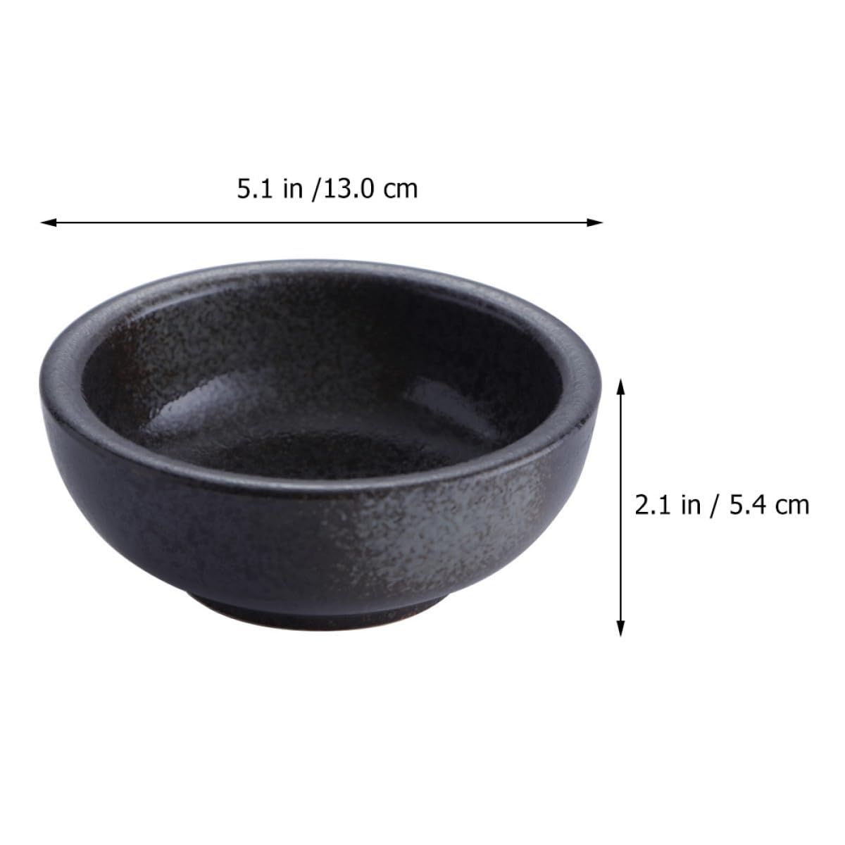 3 Stück Japanische Suppenschüsseln aus Keramik 360ml Große Öffnung Rundes Design Verhindert Handverbrennung für Nudelsuppe im Japanischen Stil Zufällige Farbe