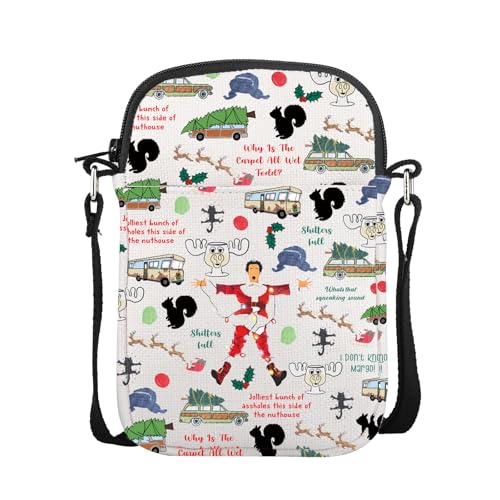 CMNIM National Lampoon's Christmas Vacation Movie Gifts Griswold Family Cousin Eddie Christmas Vacation Merch Crossbody Bag