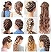 KWQ Hair Braiding Tool French Centipede Braiders Hair Styling Tool Kit Magic Hair Twist Styling Accessories(7 Pieces)