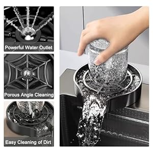 Kitchen Sink 304 Stainless Steel Single Bowl Kitchen Sinks, Digital Display Waterfall Sink, With Pull Down Sprayhead Faucet, With Pressurized Cup Washer and Two Waterfalls (31.5 x 18.1 inch) Kitchen Sink 304 Stainless Steel Single Bowl Kitchen Sinks Digital Display Waterfall Sink With Pull Down Sprayhead Faucet With Pressurized Cup Washer and Two Waterfalls 315 x 181 inch