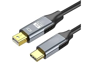 NEW 8K Mini DP to USB C Cable - 6 Feet Long