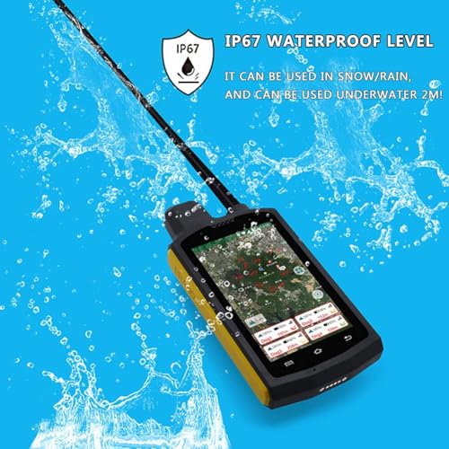 Collare GPS per cani, posizionamento satellitare in tempo reale, impermeabile fino a 2 m, antenna VHF, dispositivo di localizzazione professionale per cani da caccia