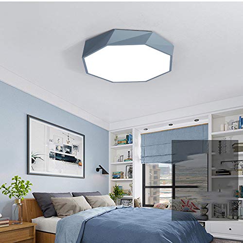Luz montaje LED techo moderna lámpara ahorro energía ajustable geometría sólida multifacética 7