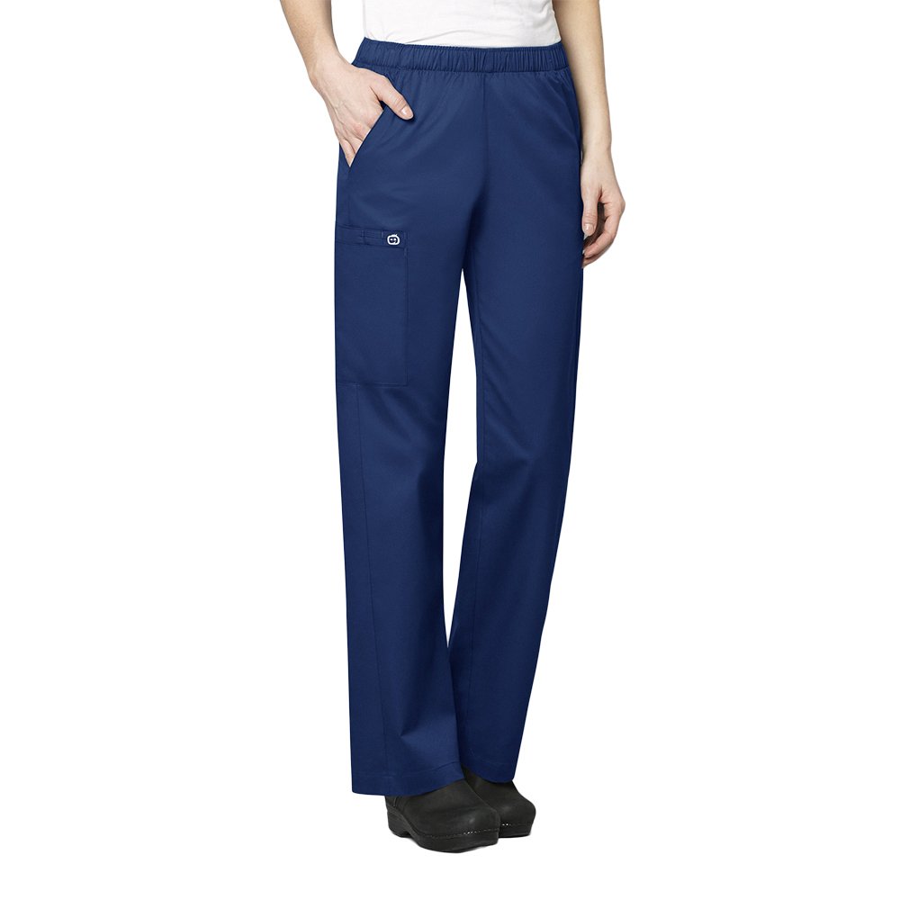 WonderWinkWonderWink Women's Petite Wonderwork Women's Pull-On Cargo Scrub Pant Petite
