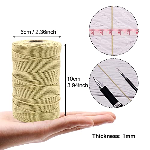 Vivifying 656 Feet Brown Bakers Twine, Food Safe Cotton