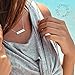 FAITH NECKLACE - FAITH HOPE LOVE Necklace - PURE Sterling Silver Necklace (Handmade in the USA by Gracefully Made Jewelry)