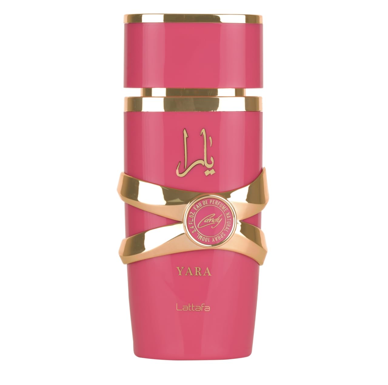 Yara Candy Original-Parfüm, 100 ml, arabisches Parfüm für Damen, langanhaltender arabischer Duft aus Dubai mit Zerstäuber, 5 ml, süßer Duft mit Noten von Obst und Vanille (Yara Candy)