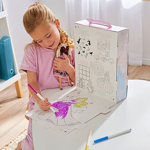 Disney Store Official Aurora Story Doll, Sleeping Beauty, 11 Inches, Fully Posable Toy in Glittering Outfit - Suitable for Ages 3+ Toy Figure, Gifts for Girls, New for 2023…
