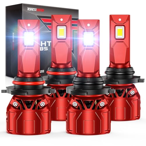 Image of Torchbeam 9005 /HB3 9006 /HB4 LED Bulbs, 2026 Premium CSP Chips, 122000LM 6500K Cool White, 4 Pack