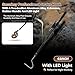 Smarkey Snake Catcher Hook Stick Tongs Catch Grabber Catching Handling Tool Picker Long Pole Kit for Rattlesnake, Copperhead Snake, Ball Python, Rattle, Cobra, Corn, Rosy Boas and Reptile Removal Trap