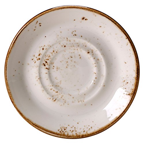 Steelite V535 Craft Stand and Saucer, Double Well, Large (Pack of 36)