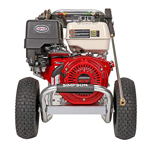 SIMPSON Cleaning ALH4240 Aluminum Gas Pressure Washer Powered by Honda GX390, 4200 PSI @ 4.0 GPM, Red
