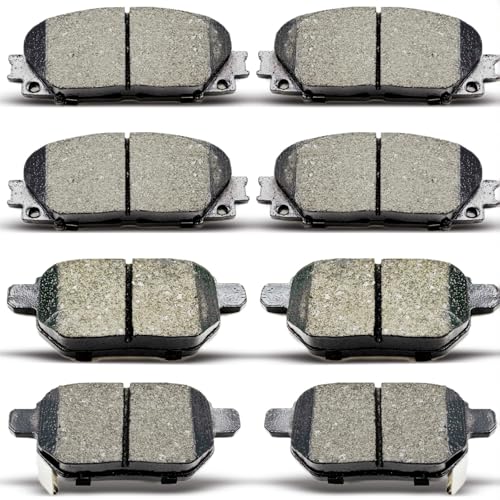 DYZJKWJW D1184 D1354 Ceramic Brake Pads Set Front Rear for
