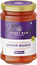 First Bud Organics Jamun Honey 500g - Pure, Raw & Organic | Rich Antioxidants & Nutrients | Ethically Sourced | Ideal for Culinary & Health Needs