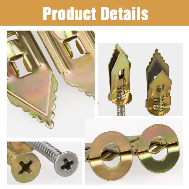 Wall Plugs For Plasterboard Plasterboard Wall Plugs Self Drilling DryWall Fixings Anchor 50 Self Drilling Anchor Screws
