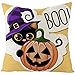 lffopt taie Oreiller Coussin Deco Taie d'oreiller Taie d'oreiller Halloween Oreiller Couverture Coussin Couvre Cauchemar Avant noël Couverture 45x45,1