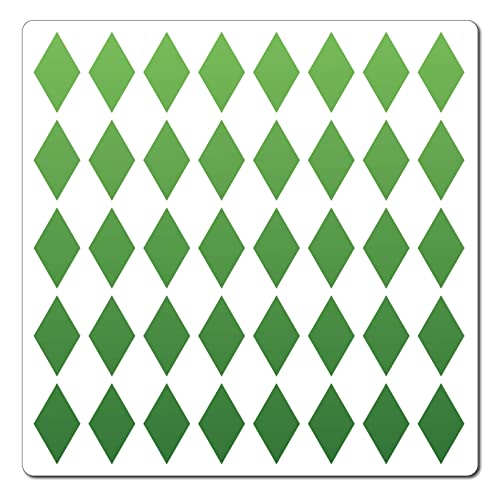 GORGECRAFT Rhombus Stencil Geometric Templates 30x30cm Large Washable Reusable Plastic Square Stencil Sign for Painting on Wood Wall Scrapbook Card Floor Drawing DIY Furniture Decor Crafts